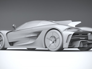 Koenigsegg Jesko Absolut 2020 Model 3D