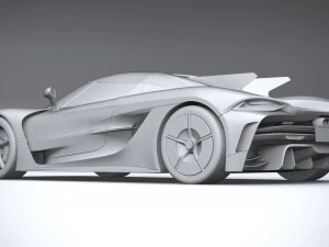 Koenigsegg Jesko Absolut 2020 3D Model