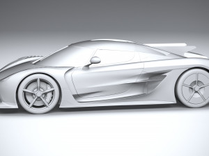 Koenigsegg Jesko Absolut 2020 Model 3D