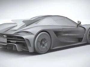 Koenigsegg Jesko Absolut 2020 3D Model