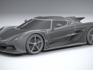 Koenigsegg Jesko Absolut 2020 Model 3D