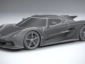 Koenigsegg Jesko Absolut 2020 3D Model