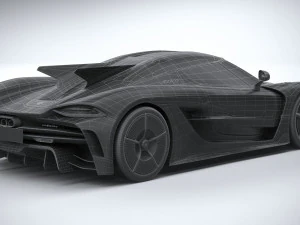 Koenigsegg Jesko Absolut 2020 3D Model