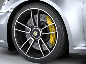 Porsche 911 Turbo S 2021 Lowpoly Modèle 3D