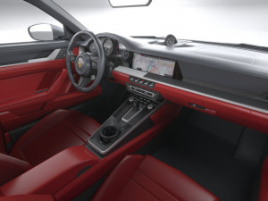 Porsche 911 Turbo S 2021 Lowpoly Modèle 3D