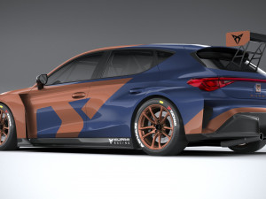 Seat Leon Cupra Competicion 2020 3D 模型