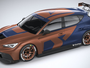 Seat Leon Cupra Competicion 2020 3D 模型