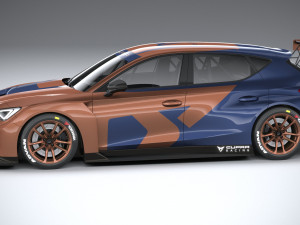 Seat Leon Cupra Competicion 2020 3D 模型