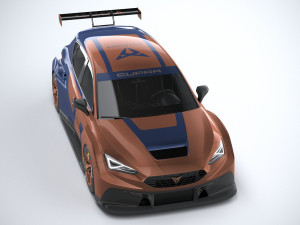 Seat Leon Cupra Competicion 2020 3D 模型