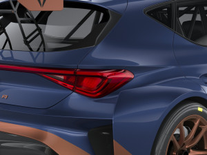 Seat Leon Cupra Competicion 2020 3D 模型