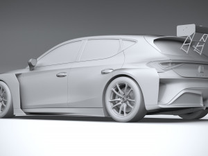 Seat Leon Cupra Competicion 2020 3D 模型