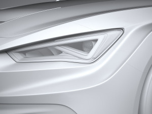 Seat Leon Cupra Competicion 2020 3D 模型