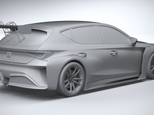 Seat Leon Cupra Competicion 2020 3D 模型