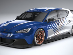 Seat Leon Cupra E-racer 2021 Modèle 3D