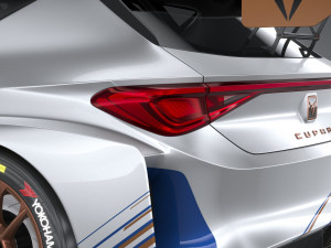 Seat Leon Cupra E-racer 2021 Modèle 3D