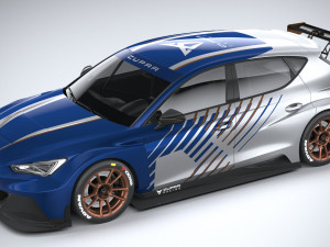 Seat Leon Cupra E-racer 2021 Modèle 3D