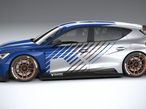 Seat Leon Cupra E-racer 2021 Modèle 3D