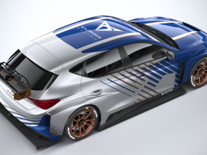 Seat Leon Cupra E-racer 2021 Modèle 3D