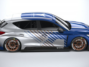 Seat Leon Cupra E-racer 2021 Modèle 3D