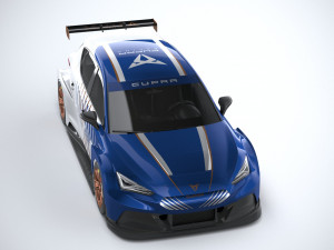 Seat Leon Cupra E-racer 2021 Modèle 3D