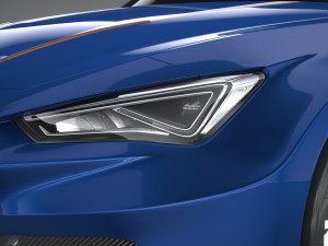 Seat Leon Cupra E-racer 2021 Modèle 3D