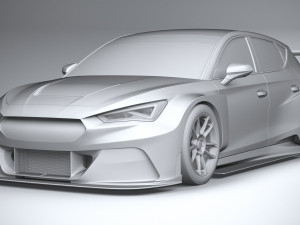 Seat Leon Cupra E-racer 2021 Modèle 3D