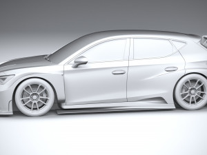Seat Leon Cupra E-racer 2021 Modèle 3D