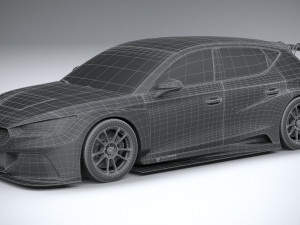 Seat Leon Cupra E-racer 2021 Modèle 3D