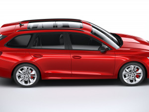 Skoda Octavia Estate RS 2020 3Dモデル
