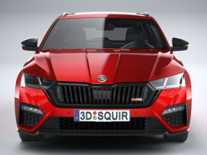 Skoda Octavia Estate RS 2020 3Dモデル