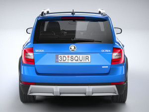 Skoda Octavia Scout 2015-2016 Model 3D