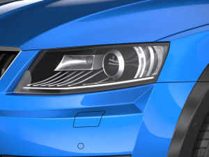 Skoda Octavia Scout 2015-2016 Model 3D