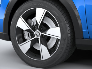 Skoda Octavia Scout 2015-2016 Model 3D