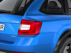 Skoda Octavia Scout 2015-2016 Model 3D