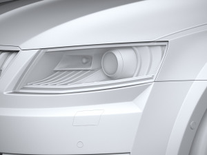Skoda Octavia Scout 2015-2016 Model 3D