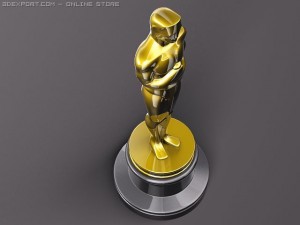 Oscar Award Statue 3D Model