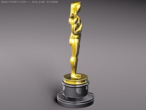 Oscar Award Statue 3D Model