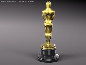 Oscar Award Statue 3D Model