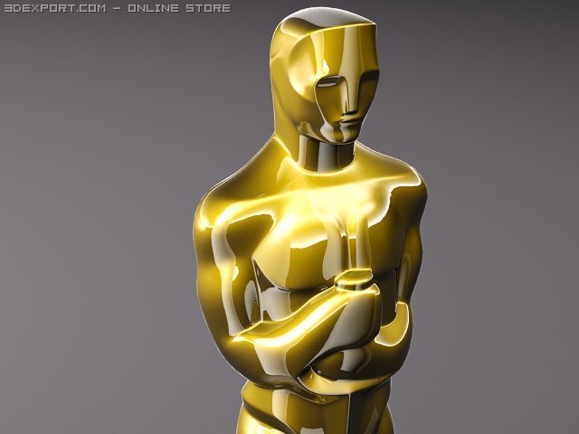 oscar academy award statuette Modello 3D in Mix 3DExport