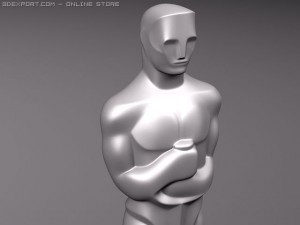 Oscar Award Statue 3D Model