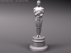 Oscar Award Statue 3D Model