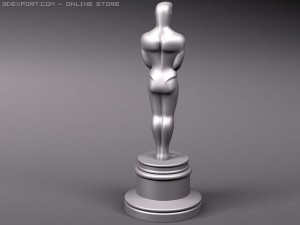 Oscar Award Statue 3D Model