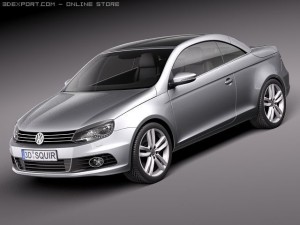 Volkswagen Eos 2011 3D Model