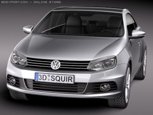 Volkswagen Eos 2011 3D Модель