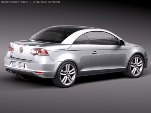 Volkswagen Eos 2011 3D Модель