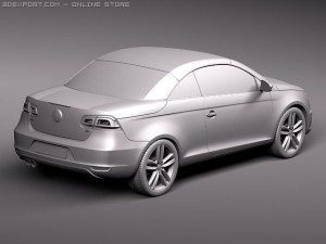 Volkswagen Eos 2011 3D Модель