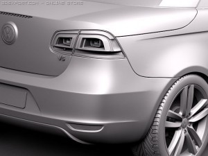 Volkswagen Eos 2011 3D Модель
