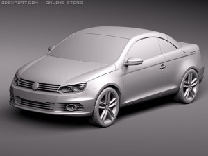 Volkswagen Eos 2011 3D Модель
