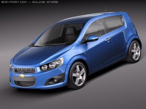 Chevrolet Aveo 2011 Modelo 3D