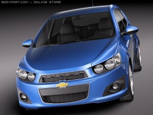Chevrolet Aveo 2011 Modello 3D